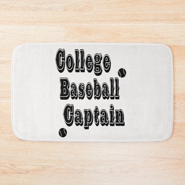 Item preview, College Baseball Captain Typographic Design - Baseball Lover's Delight designed and sold by Indie-Chille.