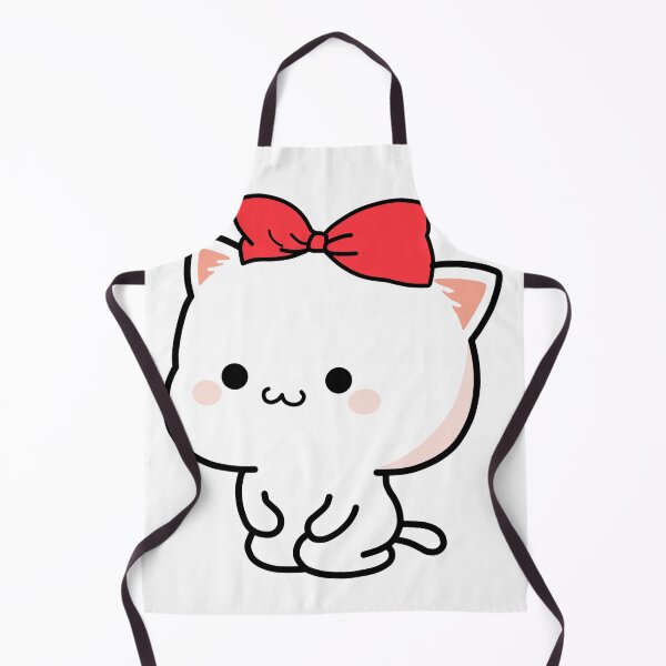 Item preview, Cute white cat sitting designed and sold by Osmodesign 44.