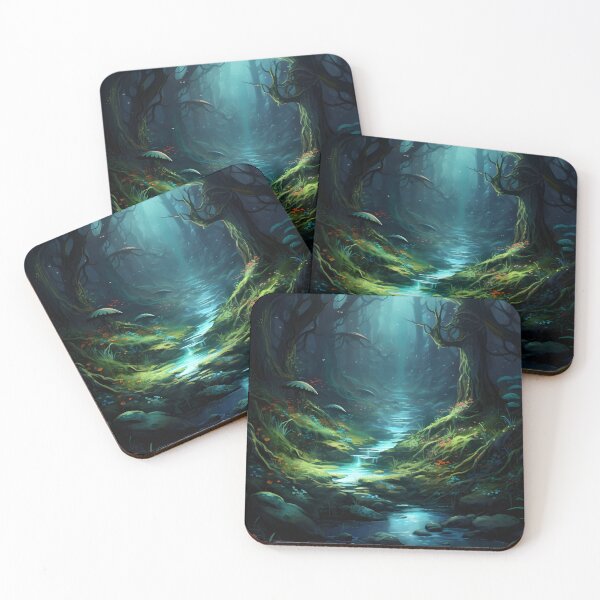 Item preview, Enchanted Grove | Mystical Forest Sketch designed and sold by Shirtastically.