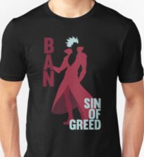 Ban Sin of Greed- Nanatsu No Taizai Unisex T-Shirt