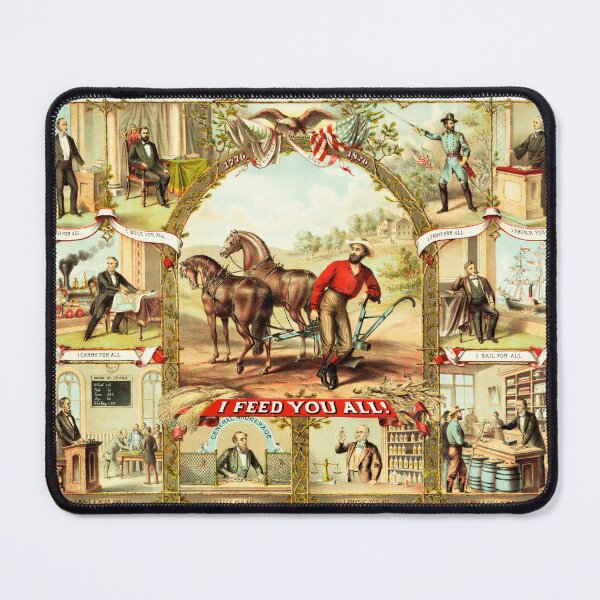 Item preview, STK501752A-The Granger movement asserting the importance of the farmer in American society. designed and sold by StocktrekImages.