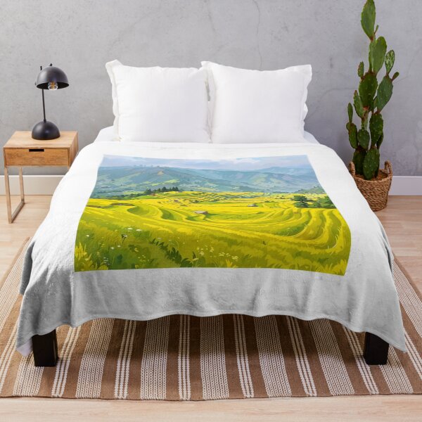 Item preview, Golden ripe rice fields on terraced mountains designed and sold by Akira Kim.