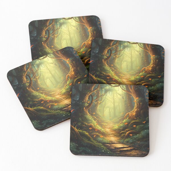 Item preview, Enchanted Grove | Mystical Forest Sketch designed and sold by Shirtastically.