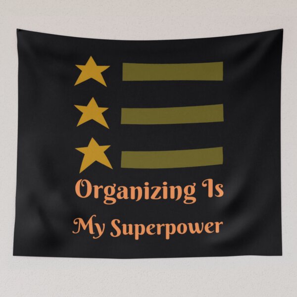 Item preview, organizing is my superpower planning graphic tee	 designed and sold by ppcvbulmfou77.