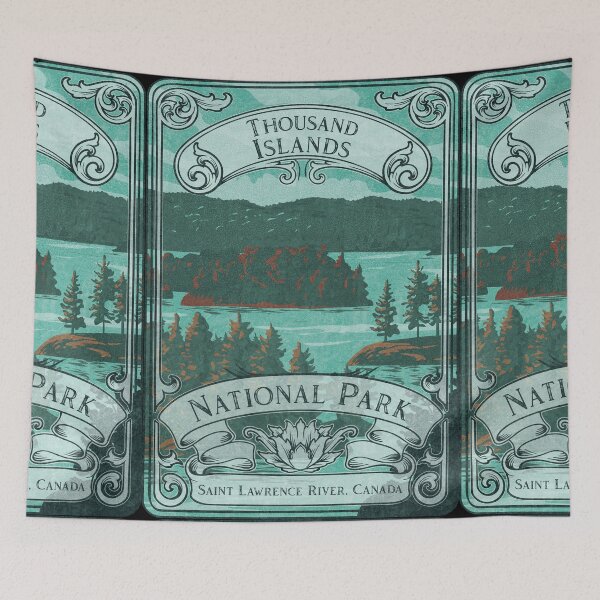 Item preview, Thousand Islands National Park Canada Vintage designed and sold by JordanHolmes.