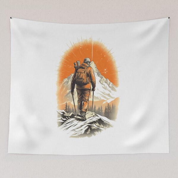 Item preview, Retro mountaineer designed and sold by DerSenat.