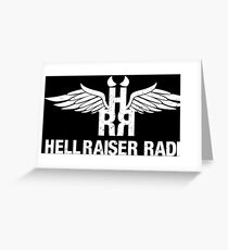 Hellraiser Radio Wing Logo Greeting Card