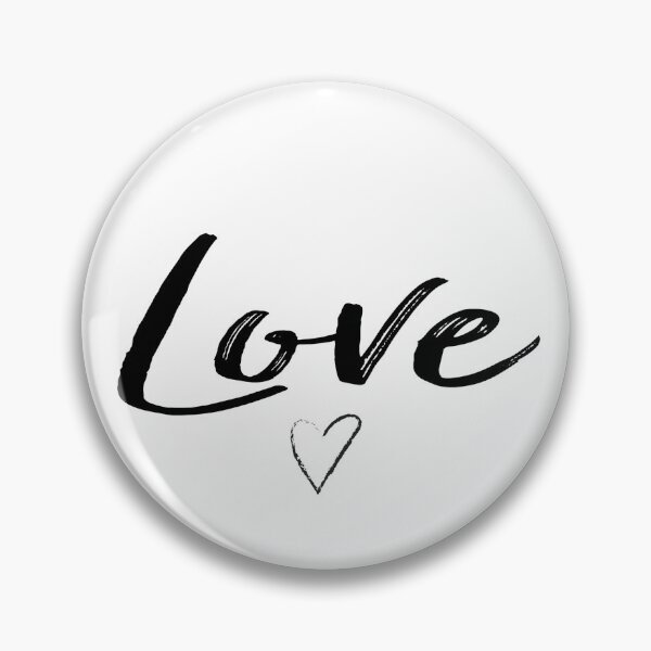 Item preview, CUTE LOVE SCRIPT WITH A HEART designed and sold by BelleWoodStudio.