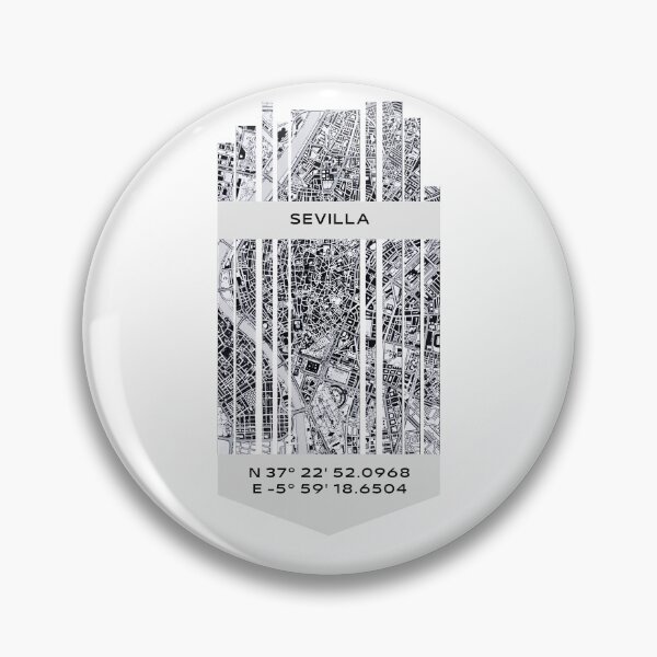 Item preview, SPAIN Seville - Latitude/Longitude designed and sold by ALLesROUNDER.