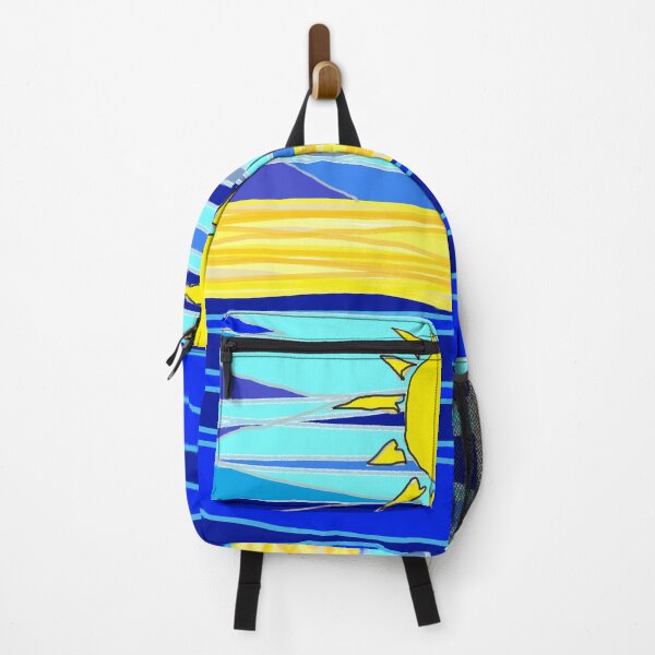 Item preview, blue sea blue sky yellow sun by LowEndGraphics designed and sold by LowEndGraphics.