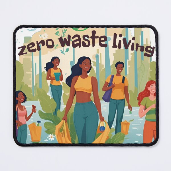 Item preview, Zero Waste Living T-Shirt designed and sold by Sukis-shop.