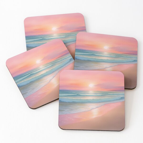 Item preview, Soft Sunrise Beach Landscape designed and sold by printablecanvas.
