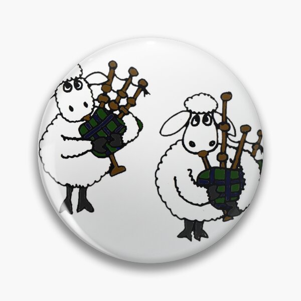 Aperçu de l'œuvre Funky Sheep jouant de la cornemuse créée et vendue par zymhgofofln79.
