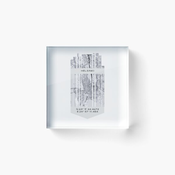 Item preview, FINLAND Helsinki - Latitude/Longitude designed and sold by ALLesROUNDER.