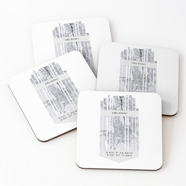 Item preview, FINLAND Helsinki - Latitude/Longitude designed and sold by ALLesROUNDER.