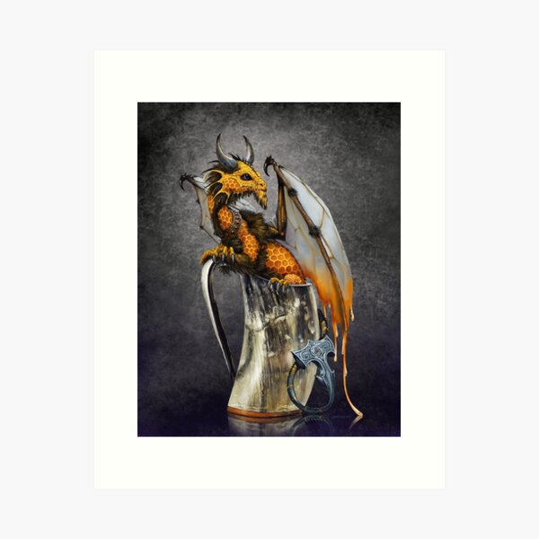 Mead Dragon Art Print