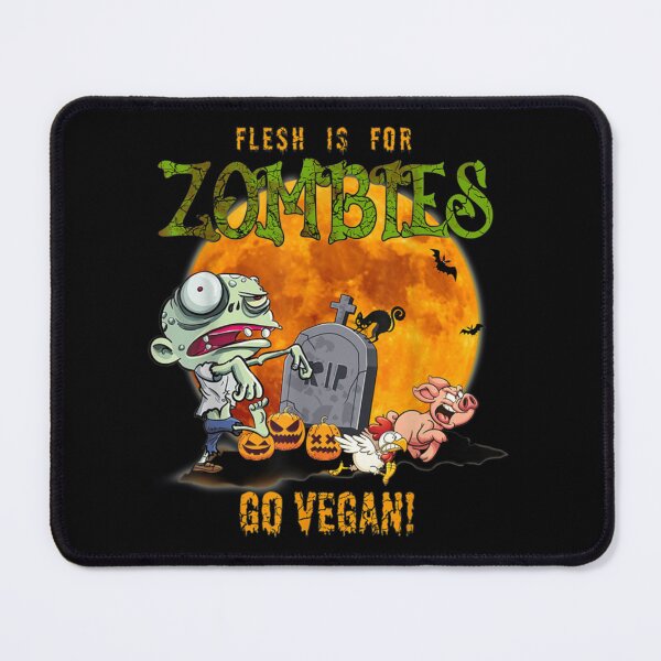 Item preview, Halloween Design Flesh Is For ZomBies Go Vegan 2021 designed and sold by oluibejak9.