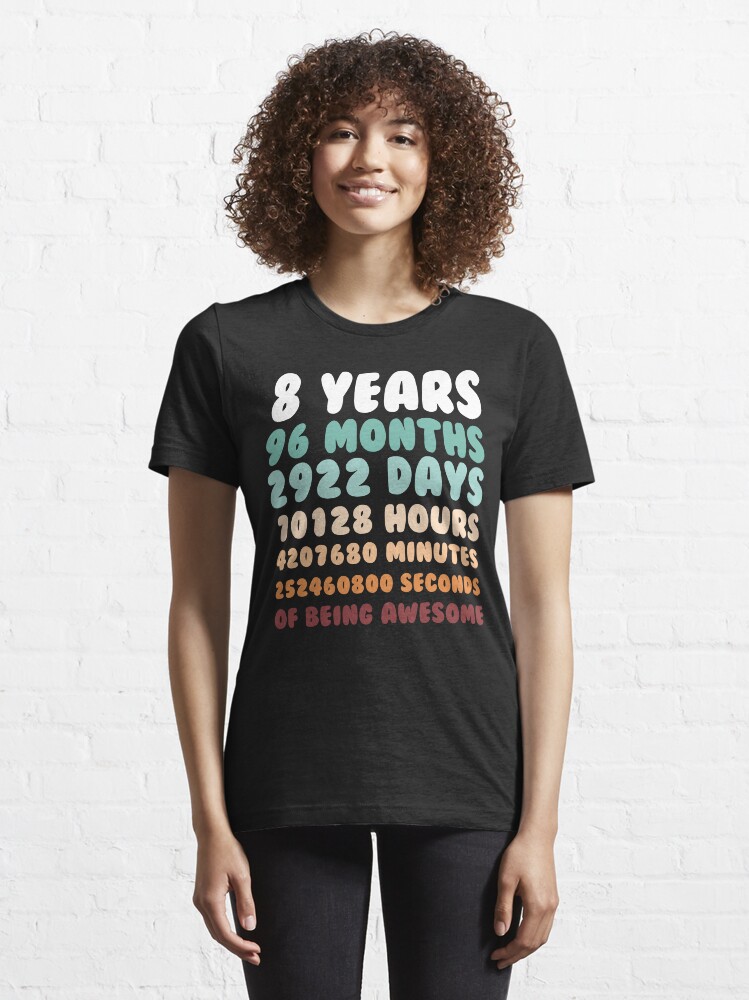 8 year old birthday shirt