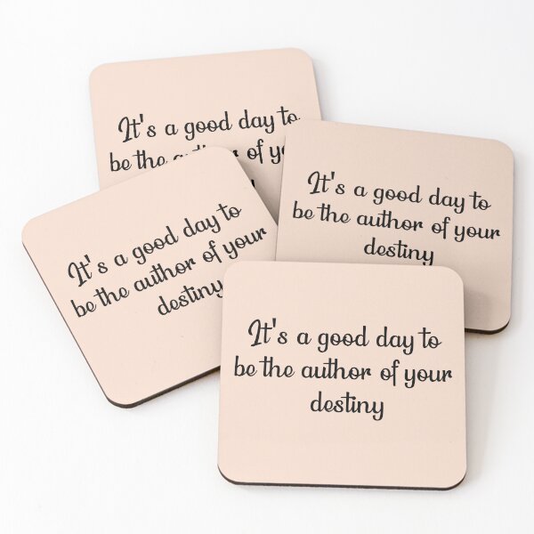 Item preview, It’s a Good Day To Be The Author Of Your Destiny   designed and sold by ArtByKattie.