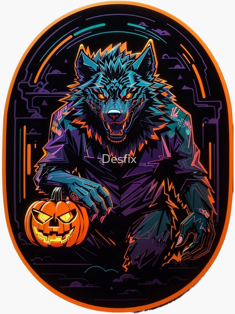 Halloween Werewolves, Halloween Horror Night 2023 | Sticker