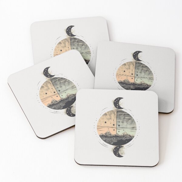 Item preview, Moon, phases of the moon, low tide designed and sold by DerSenat.