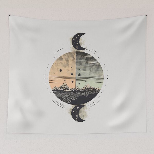 Item preview, Moon, phases of the moon, low tide designed and sold by DerSenat.