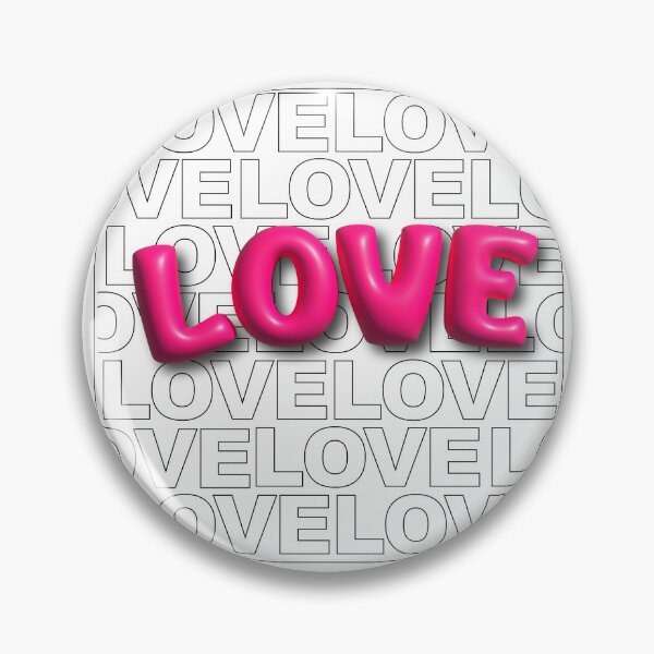 Item preview, CUTE BALLOON STYLE LOVE TEXT designed and sold by BelleWoodStudio.