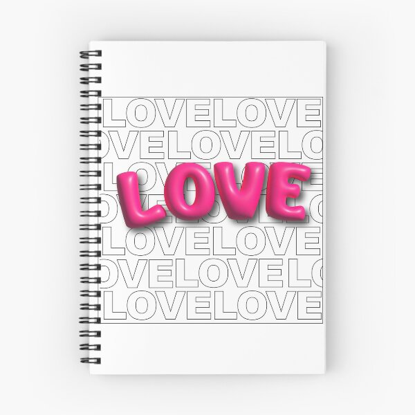Item preview, CUTE BALLOON STYLE LOVE TEXT designed and sold by BelleWoodStudio.