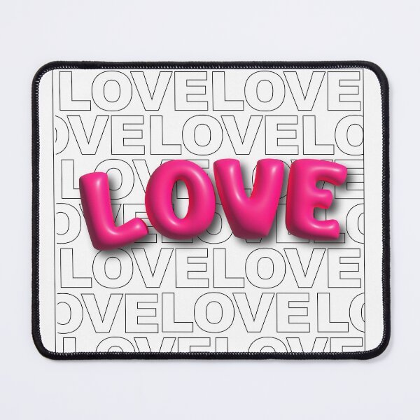 Item preview, CUTE BALLOON STYLE LOVE TEXT designed and sold by BelleWoodStudio.