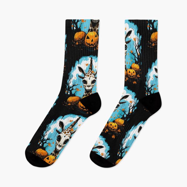 Item preview, Spooky Halloween Monsters Giraffe designed and sold by ArtificialGenes.