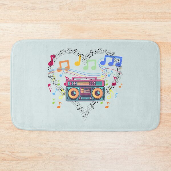 Item preview, Love Music Boombox Collage Print designed and sold by kirkytracy.