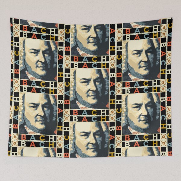 Aperçu de l'œuvre Bach (timbre 1) créée et vendue par SUCHDESIGN.