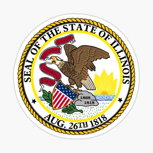 Item preview, Illinois State Seal designed and sold by PZAndrews.