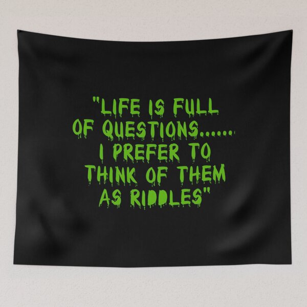 Item preview, The Riddler Quote  Paul Dano                                    	 		 designed and sold by xrdjwakxm61.