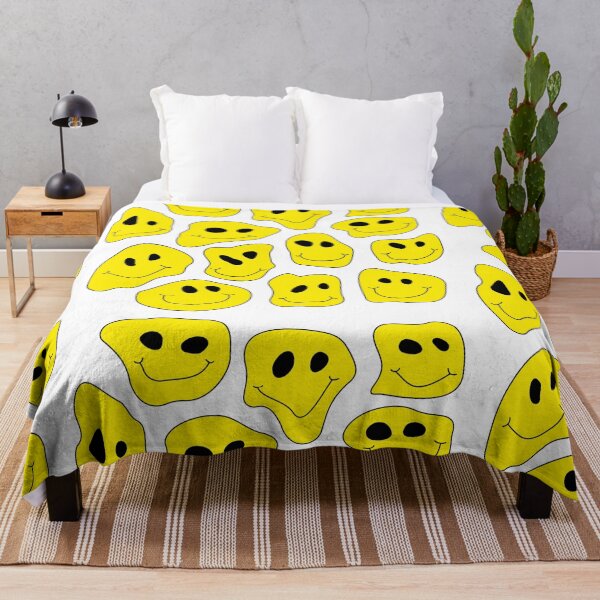 Item preview, Yellow Trippy Melting Smiley designed and sold by Allomensiaa.