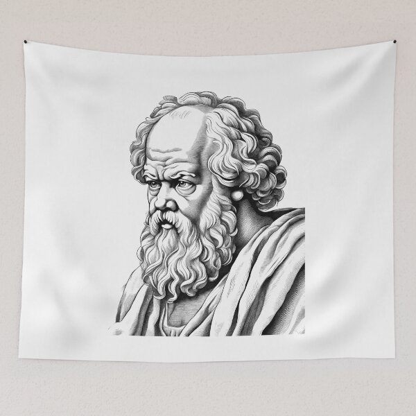 Item preview, Portrait of Socrates  designed and sold by NTGUILTY.