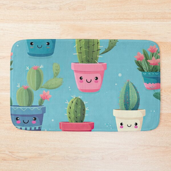 Item preview, Cute Cacti - Kawaii Cute Succulent Cactus Pattern designed and sold by AeonAcademy.