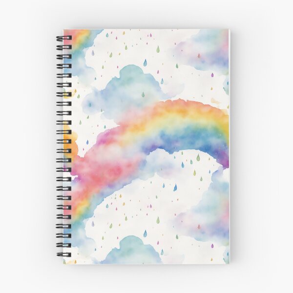 Item preview, Rain cloud, watercolor rainbow designed and sold by CoolPixels.
