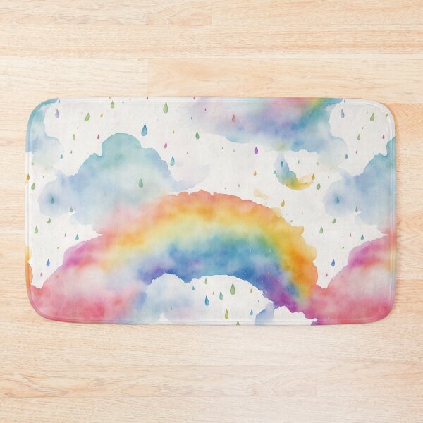 Item preview, Rain cloud, watercolor rainbow designed and sold by CoolPixels.