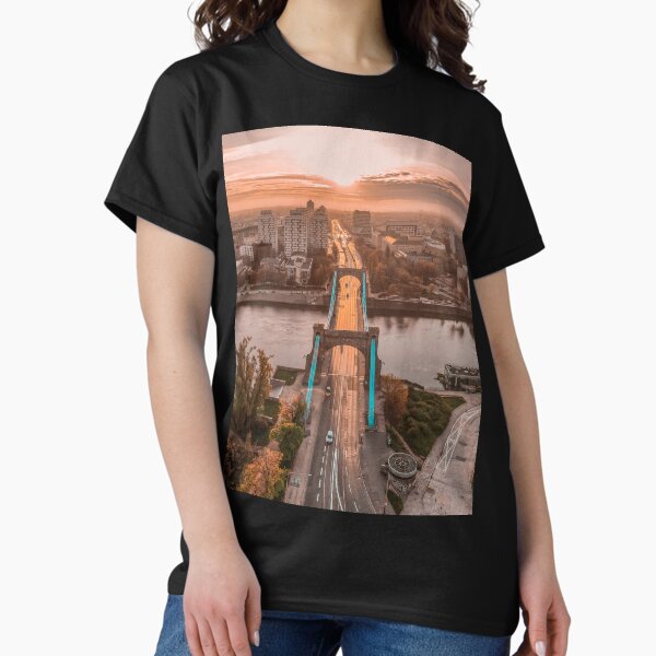 Wroclaw City Grunwaldzki Bridge Classic T-Shirt