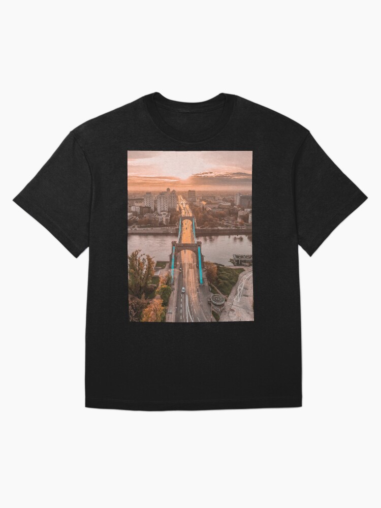 Thumbnail 3 of 7, Oversized T-Shirt, Wroclaw City Grunwaldzki Bridge designed and sold by picdab-com.
