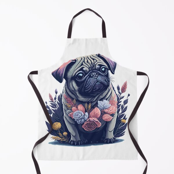 Item preview, Pug Flourish designed and sold by HarshBrown.