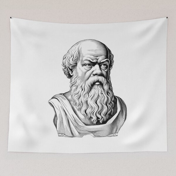 Item preview, Socrates Greek philosopher designed and sold by NTGUILTY.