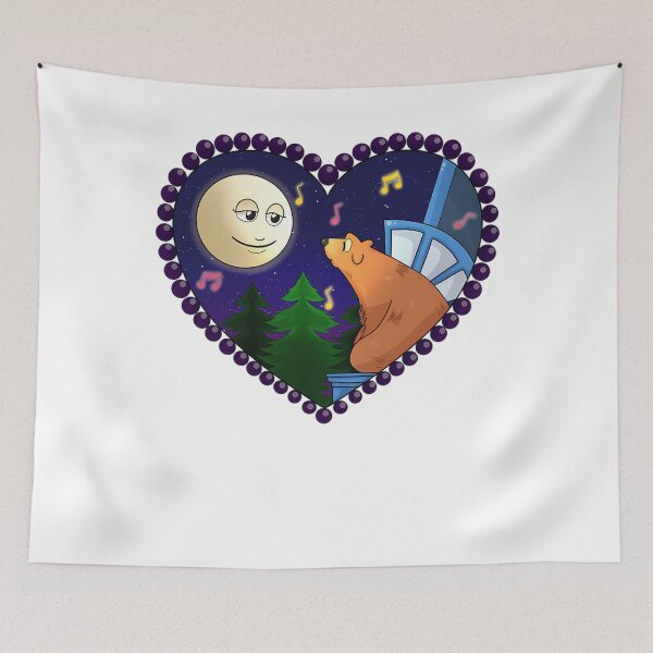 Item preview, The Moon, The Bear and The Big Blue House designed and sold by SnugglesMarsh.