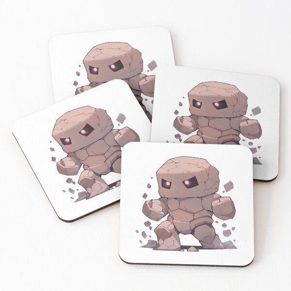 Item preview, Cute Chibi Style Golem Creature designed and sold by MalakaiBarbec.