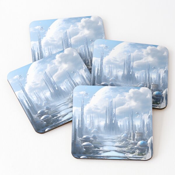 Item preview, Futuristic Cityscape | Sketch designed and sold by Shirtastically.