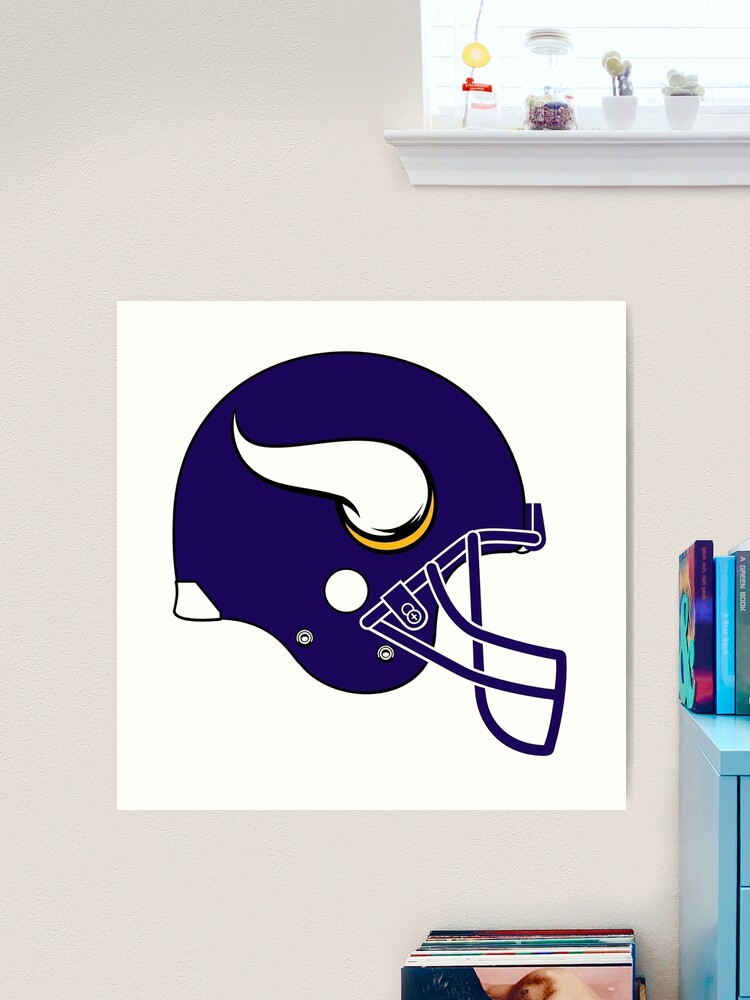 Fan Creations NFL Minnesota Vikings Unisex Minnesota Vikings Authentic  Helmet, Team Color, Wall Hanging, 12 inch