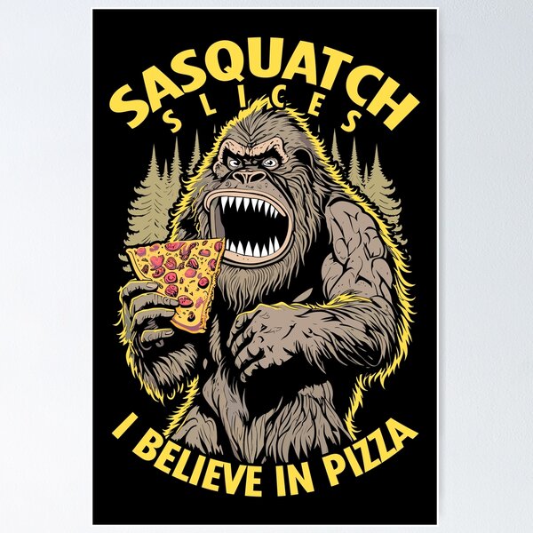  Bigfoot Pizza Pizza Passion Bigfoot-Fans Pullover