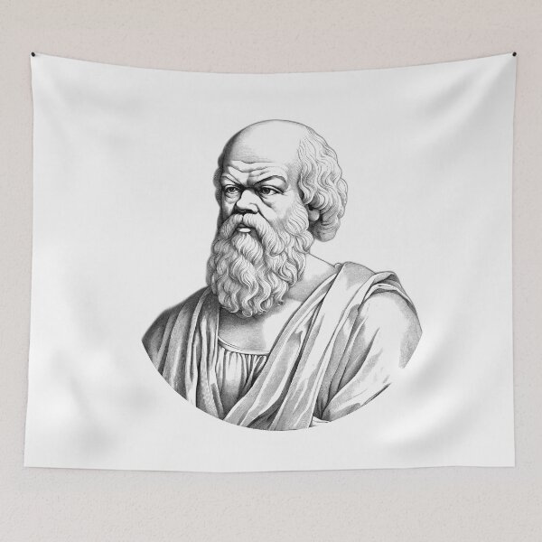 Item preview, Socrates Portrait designed and sold by NTGUILTY.