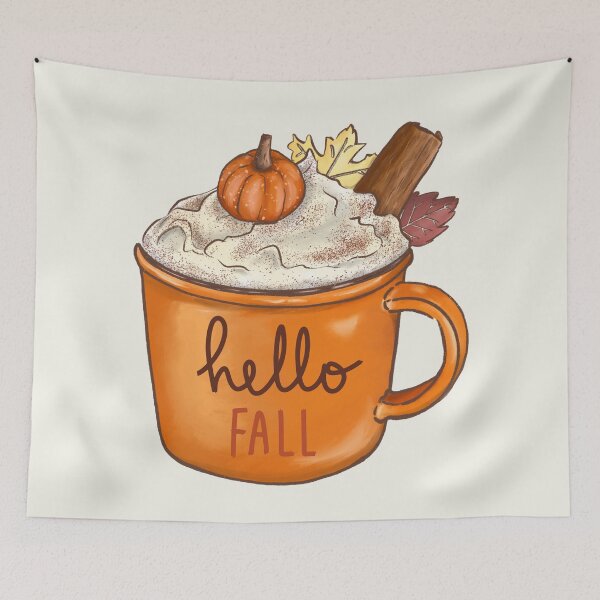 Item preview, hello fall hot chocolate designed and sold by FrescoNat.